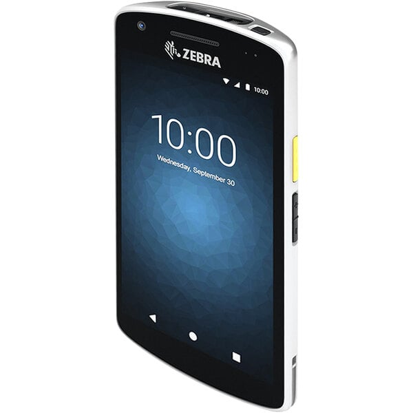 A Zebra EC55 mobile computer with a white background.