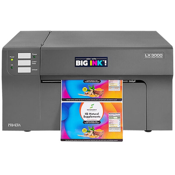 Primera Technology 74444 LX3000 Color Label Printer Big Ink Pigment