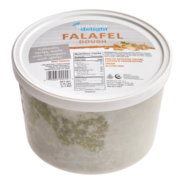 Grecian Delight Falafel Dough 3.75 lb. - 4/Case