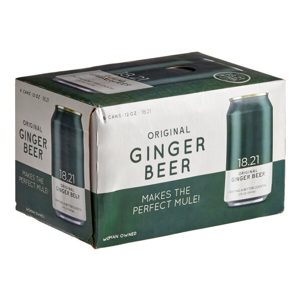 18.21 Bitters Ginger Beer 12 fl. oz. - 6/Pack