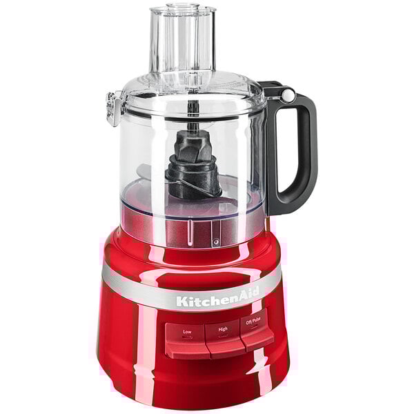 KitchenAid KFP0718ER Red 7-Cup Food Processor