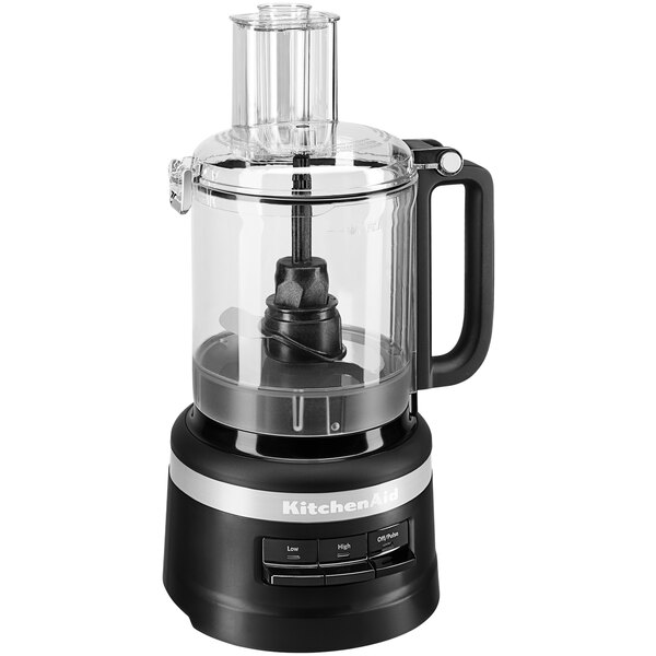 KitchenAid KFP0918BM Matte Black 9-Cup Food Processor