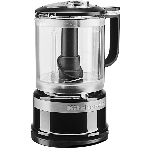 KitchenAid KFC0516OB Black 5-Cup Food Chopper - 120V