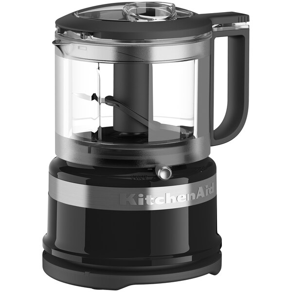 KitchenAid KFC3516OB Black 3 1/2-Cup Food Chopper - 120V