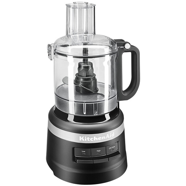 KitchenAid KFP0718BM Matte Black 7-Cup Food Processor