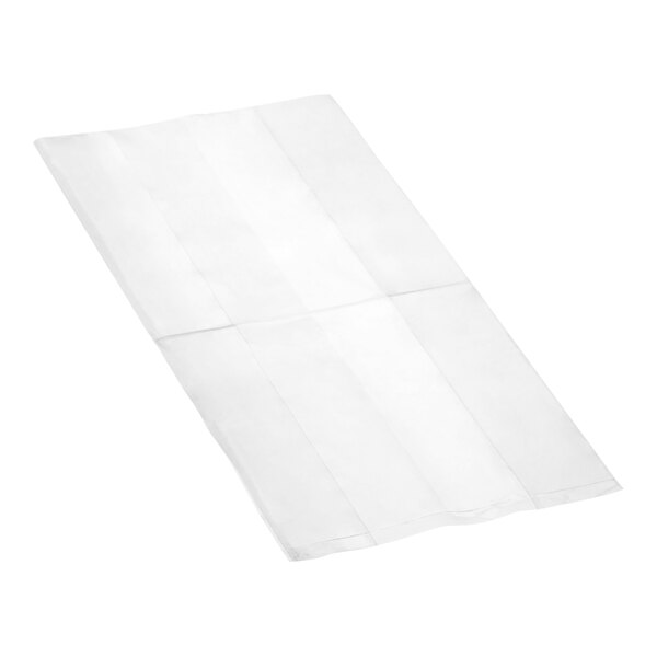 A box of 1000 white Choice extra heavy-duty plastic food bags.