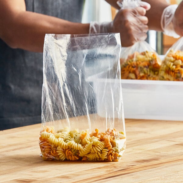 Plastic zip bags for food sale