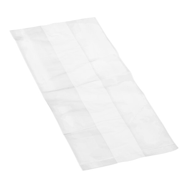 A white plastic bag of Choice medium-duty plastic food bags.