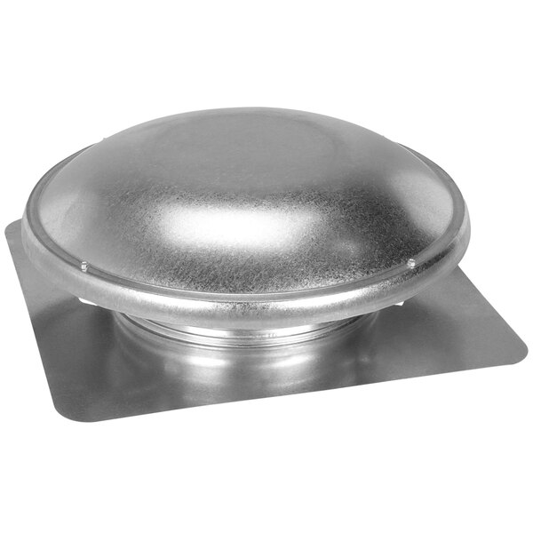 A TPI metal dome ventilator with a round cap.