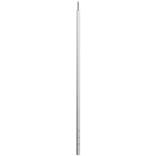 An Avantco white metal pole.