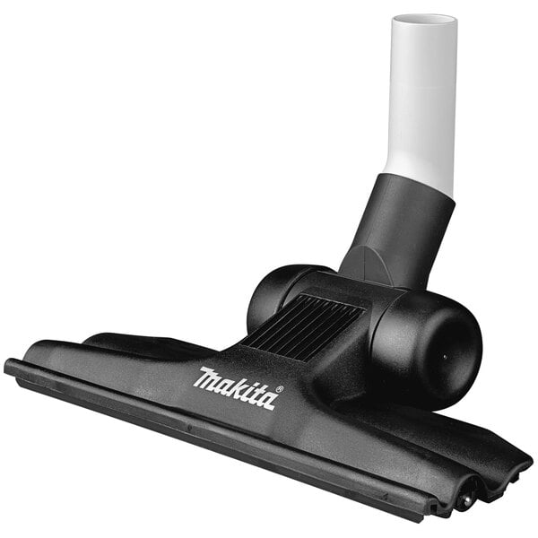 A close-up of a Makita universal floor tool for a vacuum cleaner with a black handle.