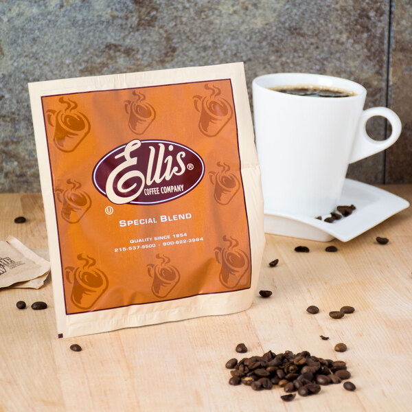 Ellis 0.5 oz. Regular Room Service Coffee Packet - 150/Case
