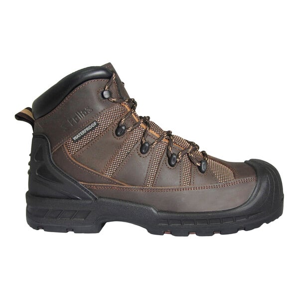 Genuine Grip® 6300 Trekker Men's Size 8 Medium Width Brown Waterproof Composite Toe Non-Slip Boot