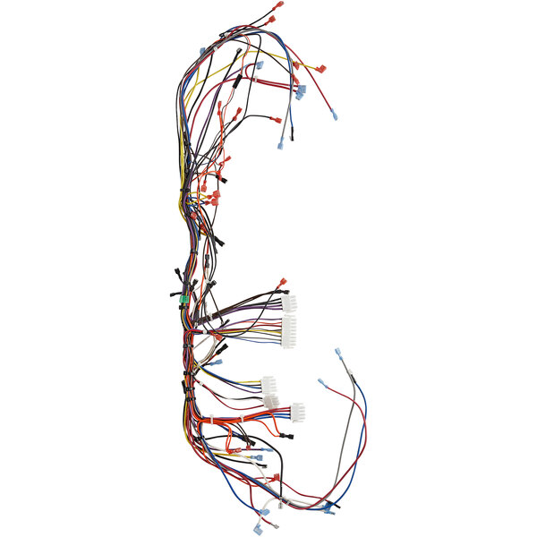 A close-up of the Solwave Ameri-Series HV harness with colorful wires.