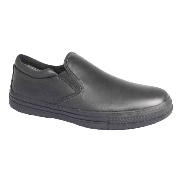 Genuine Grip® 2060 Men's Size 11 Wide Width Black Non-Slip Slip-On Shoe
