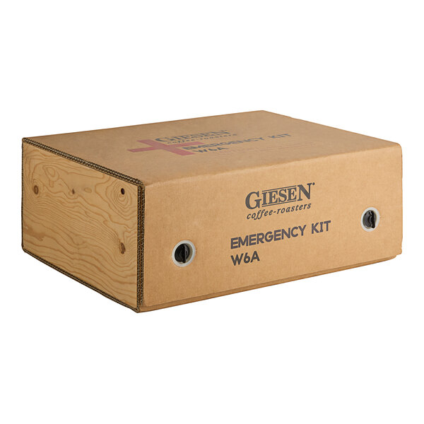 A brown Giesen Repair Kit box with black text and a keyhole on a white background.