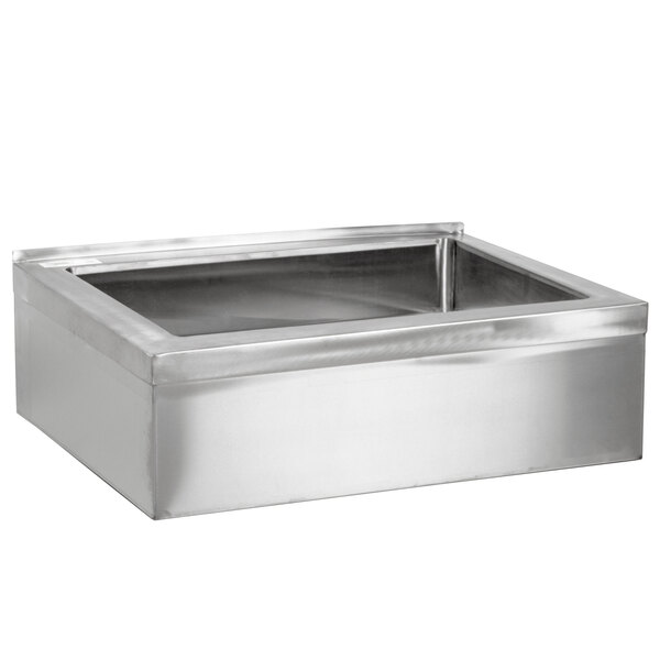 Regency 25 16 Gauge Stainless Steel One Compartment Floor Mop Sink 20 X 16 X 6 Bowl