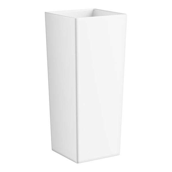 Choice 3 oz. White Square Plastic Mini Cup - 200/Case