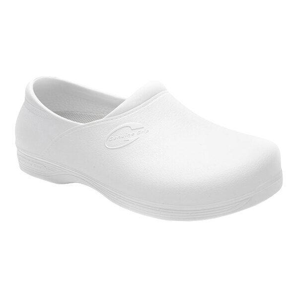 Genuine Grip® 3805 Men's Size 14 Wide Width White Waterproof Non-Slip Injection Clog