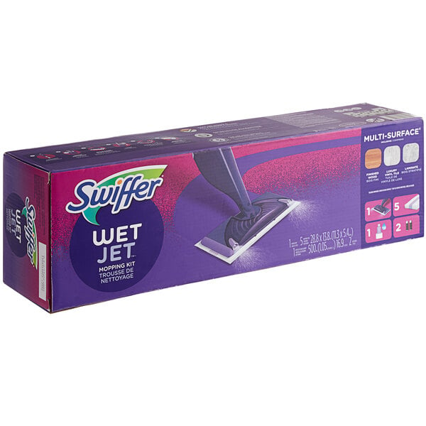 Swiffer WetJet Hardwood Floor Spray Mop Starter Kit (Pack of 2)