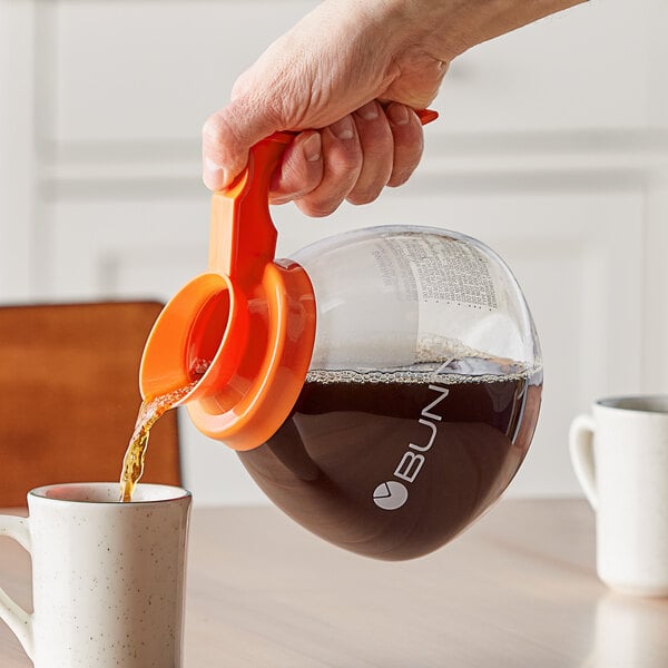Bunn 64 oz. Easy Pour Coffee Decanter with Orange Handle and