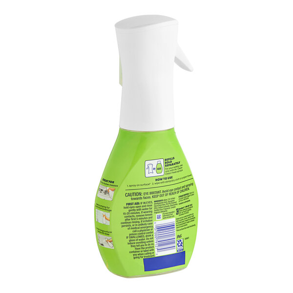 A green and white spray bottle of Mr. Clean All-Purpose Cleaner with a white cap.