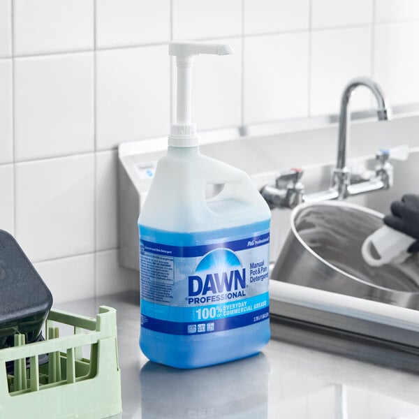 Dawn Professional 08309 1 Gallon / 128 oz. Manual Pot and Pan Detergent with Pump
