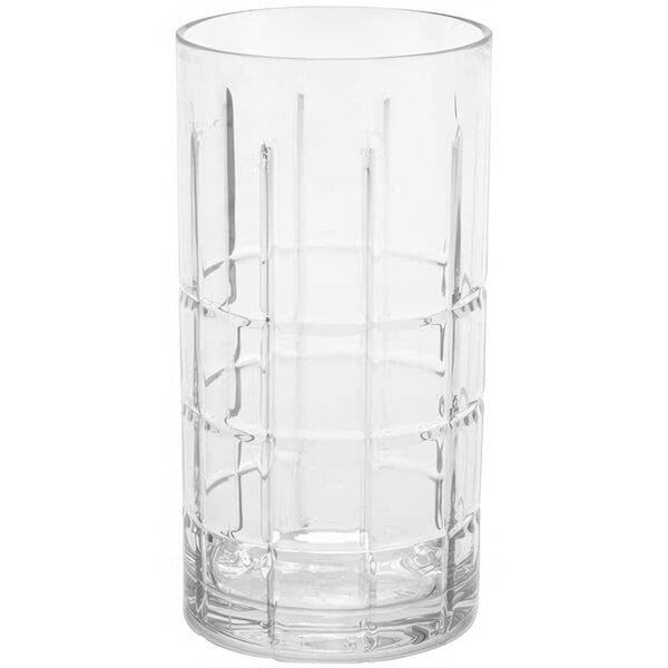 An American Metalcraft clear Tritan plastic highball glass.