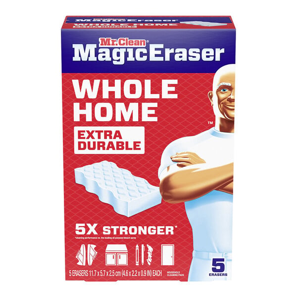 Mr. Clean 10030772228750 Extra Durable Magic Eraser - 5/Box