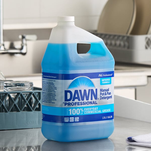 Dawn Professional 57445 1 Gallon / 128 oz. Manual Pot and Pan Detergent - 4/Case