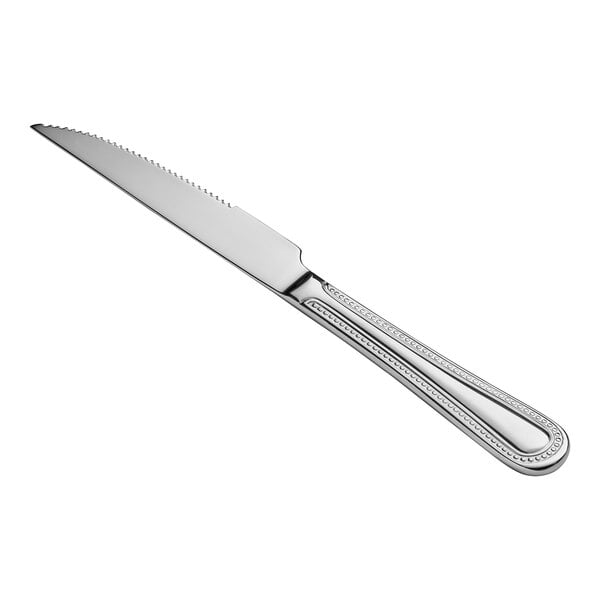 Acopa Benson 9 Stainless Steel Heavy Weight Steak Knife - 12/Pack