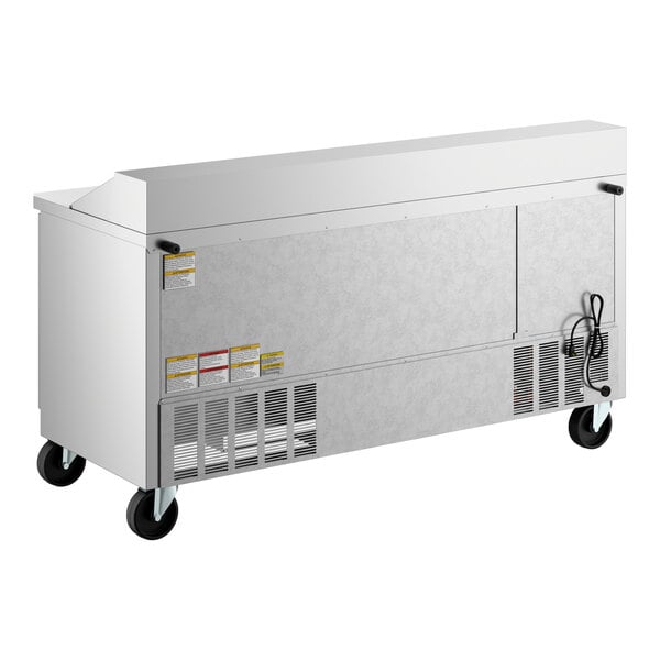 Beverage-Air SPE72HC-18 Elite Series 72" 3 Door Refrigerated Sandwich Prep Table