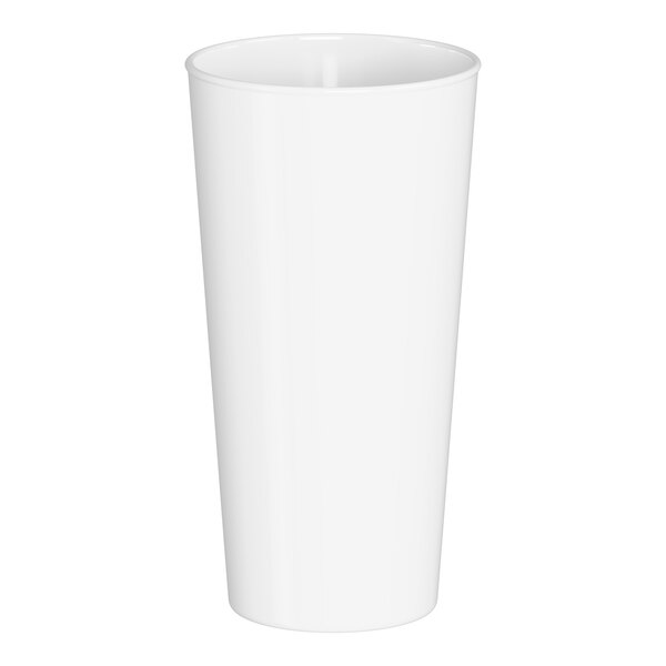 Choice White Round Plastic Mini Cup 2.5 oz.