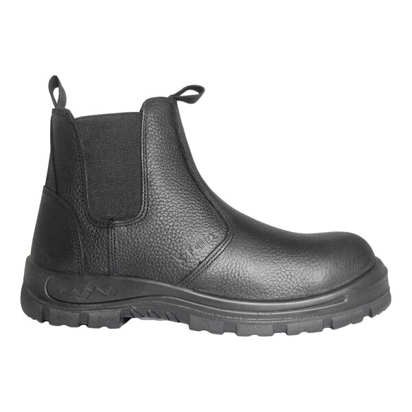 Genuine Grip® 6045 Hercules Men's Size 10.5 Medium Width Black Waterproof Soft Toe Non-Slip Full-Grain Leather Boot