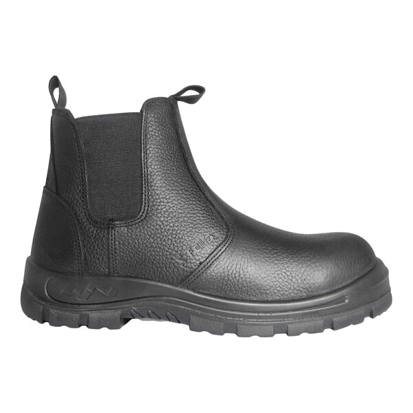 Genuine Grip® 6045 Hercules Men's Size 14 Medium Width Black Waterproof Soft Toe Non-Slip Full-Grain Leather Boot