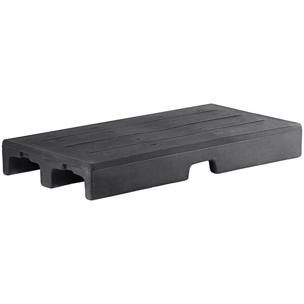 A black rectangular MasonWays plastic safety step platform.