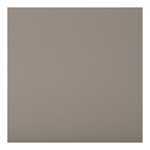 A square sample of dark gray vinyl upholstery material with a subtle textured finish.
