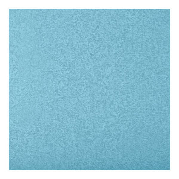 A blue vinyl seat for a chair.