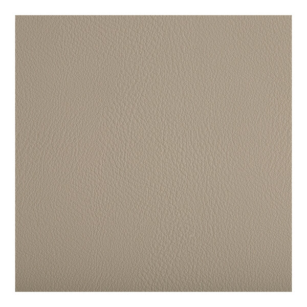 A square taupe vinyl padded seat with a subtle textured finish, designed as a replacement part for a bar stool.