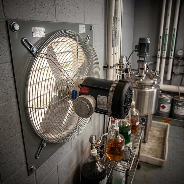 Canarm 24" 1-Speed Explosion Proof Standard Wall Exhaust Fan SD24-XPF - 5,500 CFM, 1 Phase, 1/3 hp