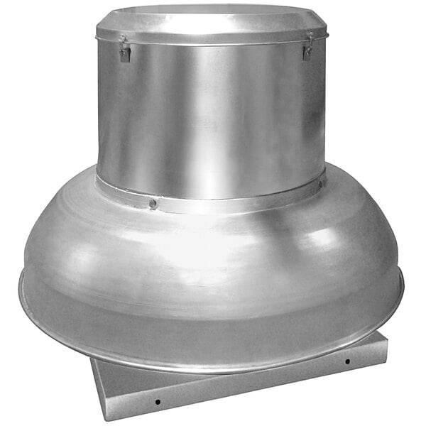 A Canarm aluminum industrial exhauster with a large metal ventilator.