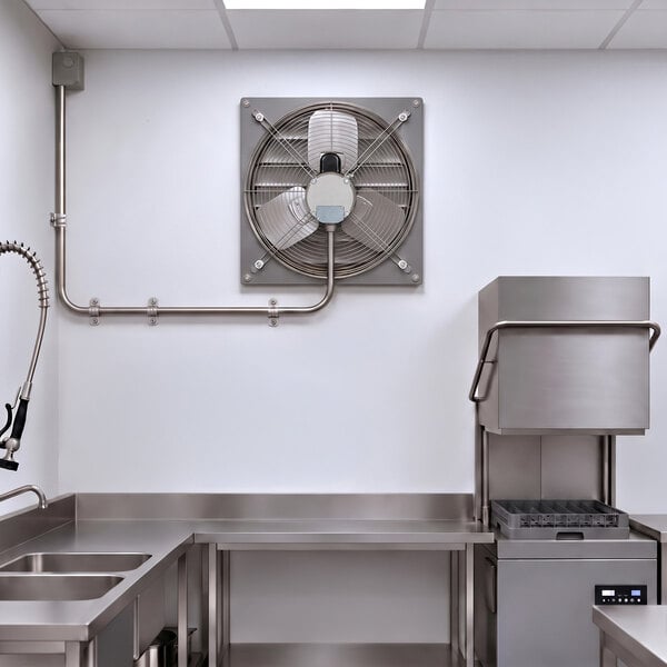 Canarm 18" 1-Speed Standard Wall Exhaust Fan S18-F1 - 3,200 CFM, 1 Phase, 1/3 hp
