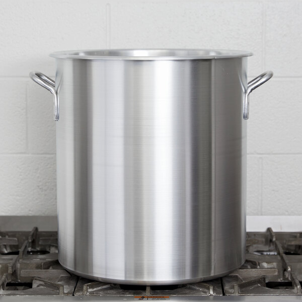 Vollrath 4315 Wear-Ever 60 Qt. Classic Aluminum Rolled Edge Stock Pot