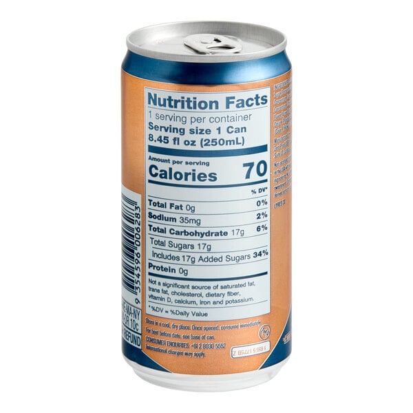 Lyre's Amalfi Spritz Non-Alcoholic Mocktail 250 mL Can - 24/Case