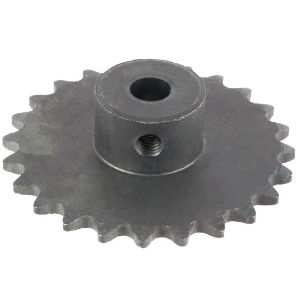 A close-up of a Galaxy Drive Gear for a CT-10 Conveyor Toaster with a hole in it.