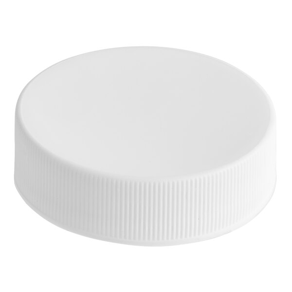 A 38/400 white plastic bottle cap.