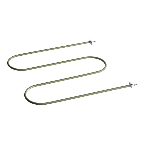 A ServIt Calrod heating element with two long metal rods and a wire with metal screws.