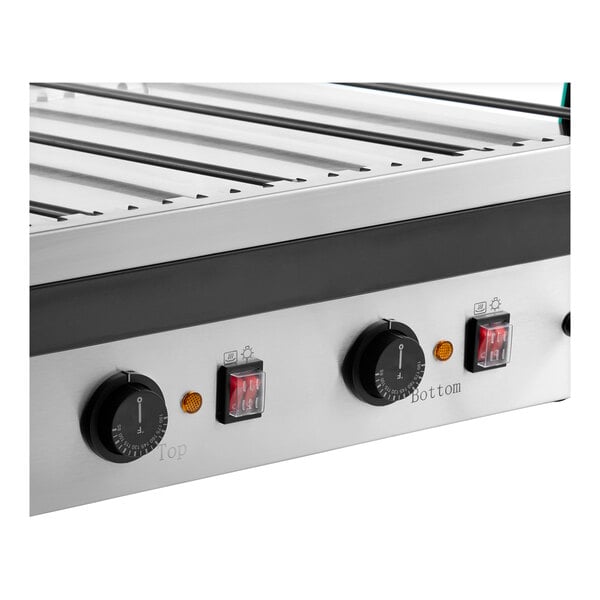 ServIt OAM-85D 30" Full Service Slanted 2-Shelf Countertop Heated Display Merchandiser - 1860W, 120V