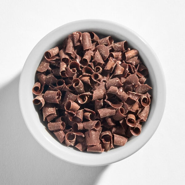 Callebaut Dark Chocolate Blossom Curls 10 lb.