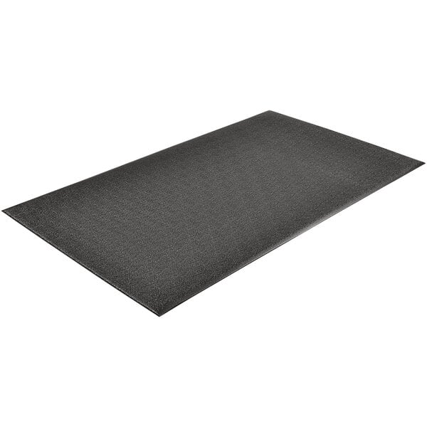 A black rectangular Notrax anti-fatigue mat with a black border.